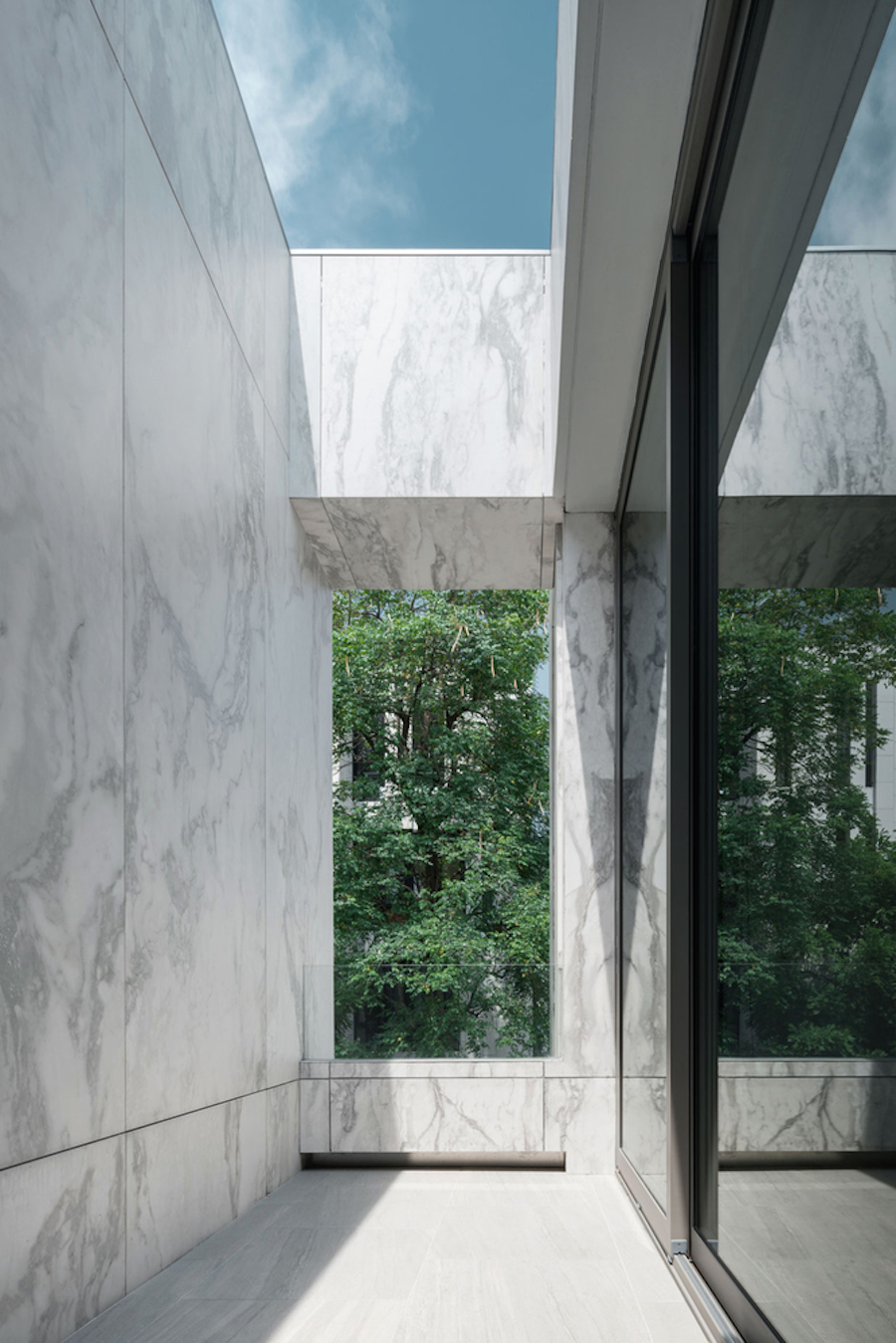 architecture moderne maison en marbre