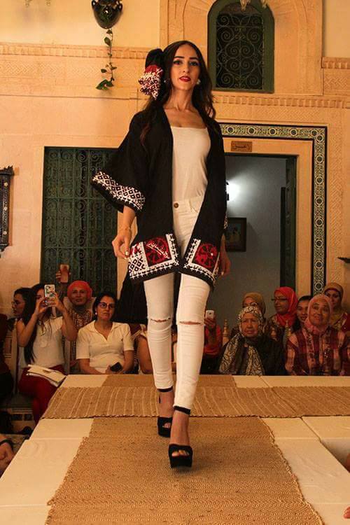 artisant-tunisie-défilé-mode-kerkenatiss-fatma samette