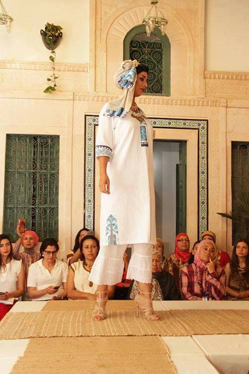 artisant-tunisie-défilé-mode-kerkenatiss-fatma samette