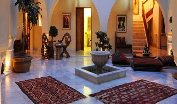 decoration-interieur-patio-tunisien