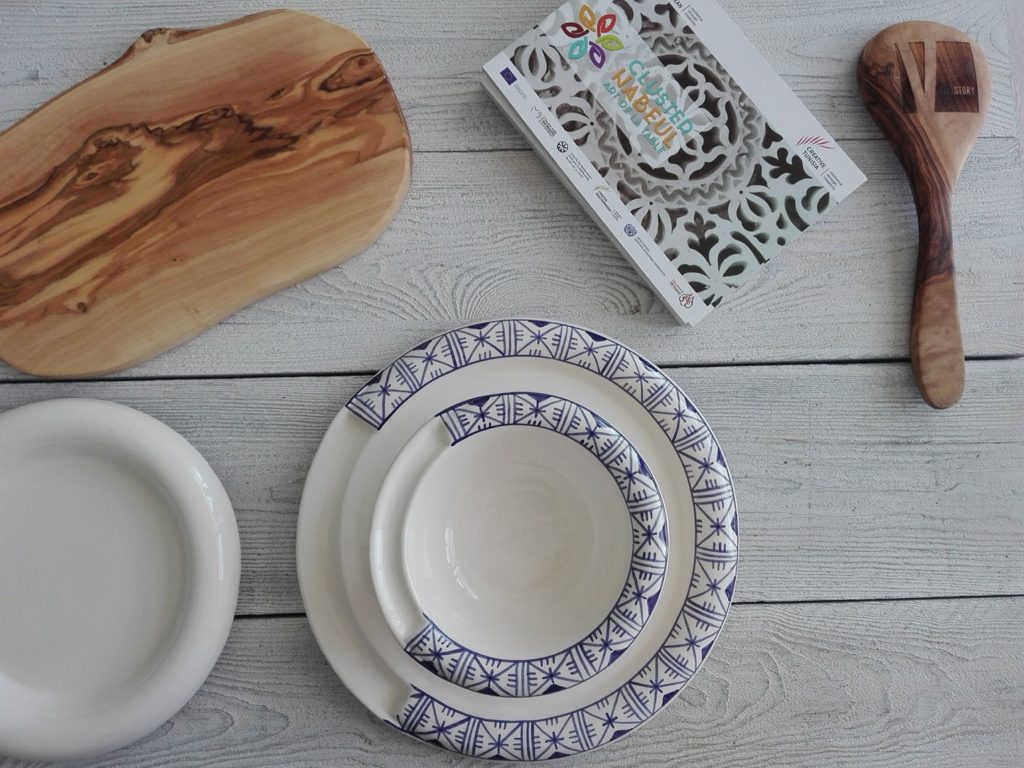 ceramique tunisienne et art de la table de clustre nabeul