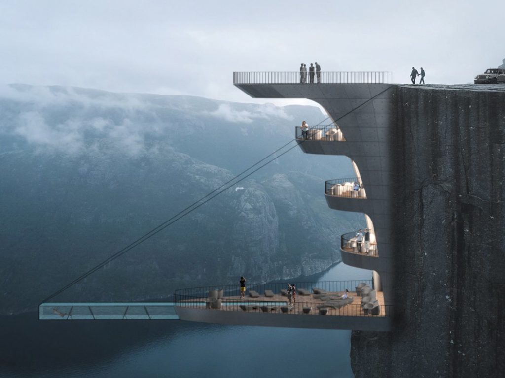 hotel de luxe au norvège conçu par l'architecte  Hayri Atak