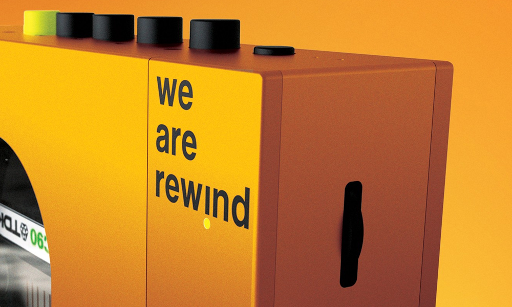 We Are Rewind Modern Cassette Player Walkman