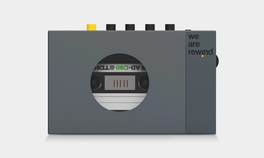 We Are Rewind lecteur Cassette moderne