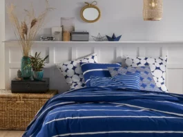 housse-de-couette-bleu-coton-soldes-la-redoute